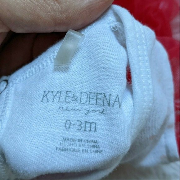 Kyle & Deena You Stole My Heart Tulle Ruffle Onesie 0-3m - Picture 5 of 5